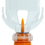 A picture of the unique Numnuts bottle mount, for use with local anaesthetic in the UK